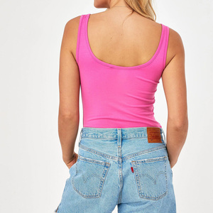 MESS SPORTS Nouvelle Collection Débardeur de Fitness Femme - Tenue de Sport Été 2024 Grande Taille Personnalisable 100% Coton Éponge Respirant Séchage Rapide - Product Image 3