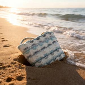 Sac en crochet tendance 2025 avec motif rayé pour usage quotidien - Idéal pour les sorties estivales des femmes - Product Image 5