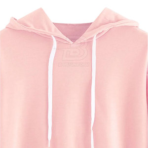 Service OEM – Nouveaux sweats à capuche courts doublés sur mesure, style décontracté hiver avec logo frontal, séchage rapide, haute qualité, en promotion - Product Image 5