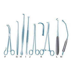 Ensemble d'instruments chirurgicaux manuels en acier inoxydable de qualité haut de gamme 27 pièces pour la chirurgie de la gorge du nez de l'oreille pour l'amygdalectomie - Product Image 2