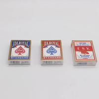 Jeu de cartes de poker Spider Solitaire 54 Deck Standard avec impression de logo personnalisé et personnalisé en boîte de 12 cartes à jouer en papier