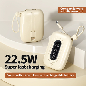 Batería de litio Mini Powerbank Carga súper rápida 20W Pd 22,5 W Banco de energía portátil para <span class=keywords><strong>iPhone</strong></span> - Product Image 2