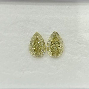 Diamantes Sueltos Naturales Certificados, Corte Brillante Modificado en Forma de Pera, Claridad VS2, Color Fancy Grade D, 1.52 Quilates, Pulido VG, Simetría India - Product Image 1