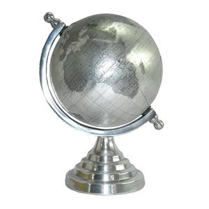 Design Antique en Aluminium Globe Décoratif de Bureau Look Vintage en Métal Article Cadeau en Laiton Globe Nautique Vacances de Noël en Gros - Product Image 2