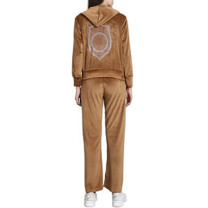 Vêtements de sport personnalisés de haute qualité pour femmes, grandes tailles, en molleton épais respirant et écologique, avec fermeture éclair, en velours, pour le sport - Product Image 2