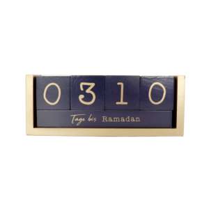 Muslim Wooden Desk <b>Calendar</b> Table Style with Countdown Day Counter - Product Image 6