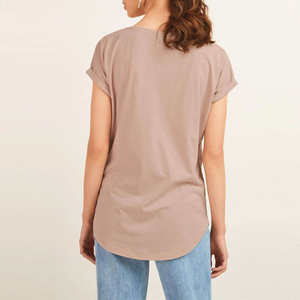 Vêtements pour femmes, t-shirts à manches courtes, col rond, confortables, décontractés, pour un usage quotidien - Product Image 2