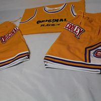 Jersey Baseball Amerika 2025 atasan dijahit Los Angeles18 Yamamoto antilembap 100% poliester Logo depan pola 3D