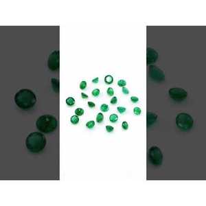 Natural Zambian Emerald Calibrated <b>Round</b> 3mm 3.5mm AAA Grade Loose Gemstone IGI Certified Variety <b>Cushion</b> Heart Marquise Shapes - Product Image 3