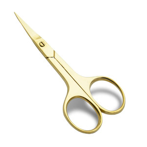 Tijeras de uñas de lujo profesional Manicura Hoja de acero inoxidable Punta afilada Tipo recto Mango de plástico Arte de uñas Corte de cutículas - Product Image 3