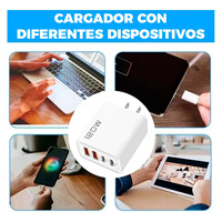 Pengisi Daya Dinding Universal Cube 2 Port USB 120W Pengisian Cepat QC3.0 Bahan Tahan Api PC Perlindungan Arus Berlebih Berbagai Warna