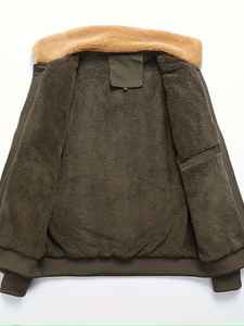 Nouvelle veste bomber tendance la plus populaire pour hommes, veste bomber chaude d'hiver, élégante, classique, slim, décontractée, disponible pour hommes - Product Image 5