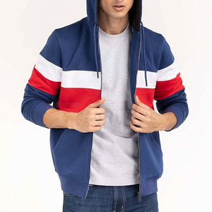 เสื้อฮู้ดซิปผู้ชาย น้ำหนักเบา ขายส่ง คุณภาพสูง ออกแบบพิมพ์ลายตามสั่ง ผ้าฟลีซ สำหรับฤดูหนาว ฤดูใบไม้ร่วง ฤดูใบไม้ผลิ โพลีเอสเตอร์/คอตตอน - Product Image 3