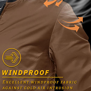 Veste universitaire personnalisée pour hommes pour hommes Bomber Tissu en satin brodé en vrac Vente en gros de logo personnalisé de style universitaire Condition hivernale - Product Image 3