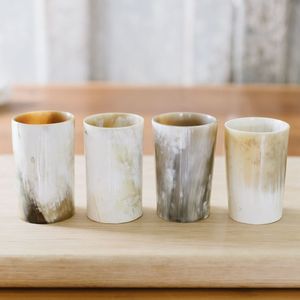 MEDIEVAL VIKING DINING BOVINE HORN BEER Ale Tasse à boire Tasse avec support Tasses de camping naturelles pour l'occasion de Noël - Product Image 5