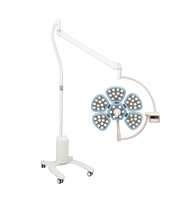 Mobile LED-Operationsleuchte mit Rollständer, Wiederaufladbarem Akku und Notfallfunktion für Tierkliniken und Chirurgie