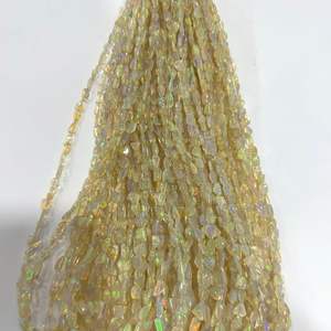 Ópalo Etíope Natural de 2x4mm-8x6mm, Cuentas Redondas Lisas de Alta Calidad en Colores Variados para la Fabricación de Joyas - Product Image 2