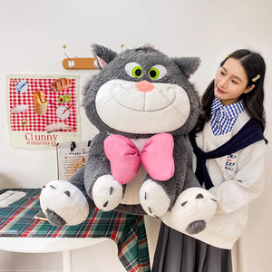 Peluche de Gato <span class=keywords><strong>Lucifer</strong></span> con Corbata de Moño - Adorable Muñeco de Peluche de <span class=keywords><strong>Diablo</strong></span>, Gatitos Enojados, Regalos al por Mayor, Muñeco para Máquina de Garras - Product Image 2