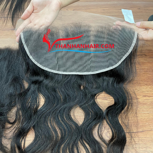 Extensiones de tejido de cabello Virgen sin procesar ondulado Natural suave de alta calidad precio de fábrica HD Frontal de encaje - Product Image 4