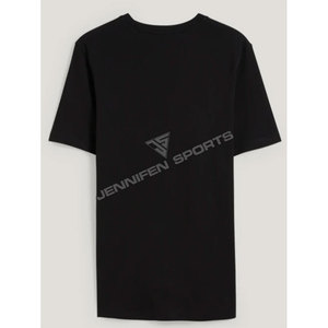 เสื้อยืดคุณภาพสูงสำหรับผู้ชายเสื้อคอกลมผ้าคอตตอนเจอร์ซีย์พิมพ์โลโก้ดิจิตอลแบบกำหนดเอง100% ป้ายคอใน - Product Image 2