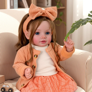 Muñecas Bebé Reborn Sonrientes Babeside <span class=keywords><strong>Dara</strong></span> de 20 Pulgadas, Niña Pequeña con Ojos Abiertos, Extremidades de Vinilo y Cuerpo de Tela de Algodón Suave - Product Image 5