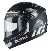 Casque de moto intégral M136 ROYAL de haute qualité fabriqué au Vietnam, avec visière simple en ABS, design vintage, casque de sécurité