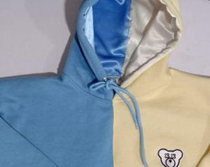 Offre Spéciale Logo en relief personnalisé unisexe doublure en soie Double sweat à capuche polyester coton Satin doublé sweats à capuche fendus pour hommes - Product Image 4