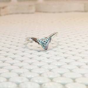 แหวนเงินมินิมอลสีเงิน925พร้อมเพชรประดับขอบน่ารักสำหรับเด็กผู้หญิงสำหรับงานแต่งงานงานวันครบรอบ - Product Image 4