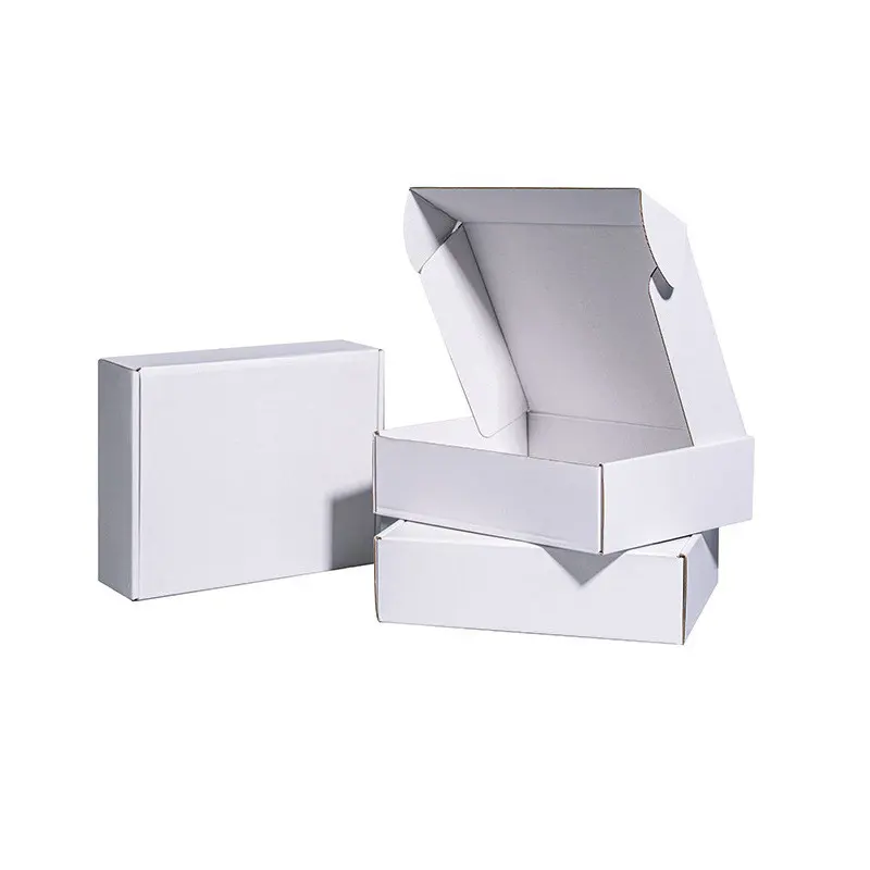 Wholesale Garment Shipping solid color Eco Mailer Custom Clothing Underwear Easy Folding Corrugated Paper Box