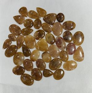 AAA Grade Natural Golden <b>Quartz</b> Cabochon Custom Size Jewelry Handmade Bulk Wholesale Price Loose Gemstones Trimurti Gems - Product Image 1