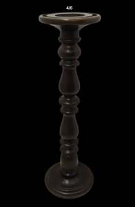 Wedding Decoration Aluminum Matt <b>Black</b> Powder Coated Unique <b>Candle</b> <b>Pillar</b> Holder Modern Style <b>Candle</b> Stand Handmade - Product Image 4