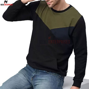 Sudadera de hombre de calidad superior, sudadera personalizada al por mayor, Jersey, ropa informal ligera, sudadera de Color sólido - Product Image 3