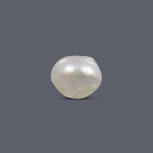 ไข่มุกบาสรา 3.17 กะรัต ไข่มุกน้ำจืดทรงบาร็อคสีขาวธรรมชาติ - Product Image 2