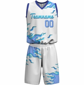 Sportswear Men <b>Basketball</b> Uniform Set Custom Sublimation Sports Accept Customized Logo Sportswear for Unisex Uniforms - Product Image 2