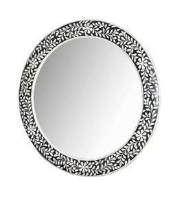 Cadre de miroir incrusté d'os design Cadre de miroir de taille et de forme personnalisées pour accessoires de décoration murale - Product Image 3