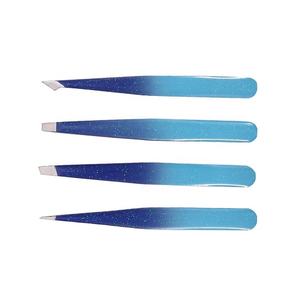 แหนบถอนคิ้วสเตนเลสสตีลที่มีความแม่นยำสีเครื่องมือความงามหินสีเทาส่วนบุคคล - Product Image 6