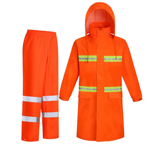 OEM Service Customized Hot Selling Rainwear Suit/ Waterproof <b>Rain</b> Suit for Men Women Polyester, Custom PVC <b>Rain</b> <b>Coat</b> for Adults - Product Image 1