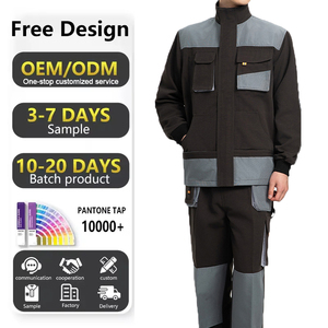 Veste de travail de sécurité antistatique professionnelle pantalon taille de Logo personnalisé uniformes de travail de Construction combinaisons entretien vêtements de travail - Product Image 2