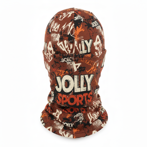 บาลาคลาวาผู้ชาย คุณภาพสูง 180 GSM โพลีเอสเตอร์ สแปนเด็กซ์ ไมโครไฟเบอร์ ไร้รอยต่อ เนื้อนุ่ม สีน้ำตาล  รับสกรีนโลโก้ทั่วทั้งชิ้น - Product Image 2