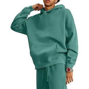 Fruit of the Loom Eversoft Fleece Hoodies Pullover & Full Zip Moisture Fashion 380G Cotton Heavyweight Solid Color Hoodies - Product Image 3