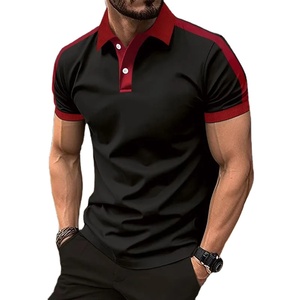เสื้อโปโลผู้ชายแบบลำลองแนวธุรกิจสำหรับฤดูร้อนเสื้อเชิ้ตแขนสั้นระบายอากาศแบบยุโรปไซส์ใหญ่พิเศษแบบลำลอง - Product Image 4