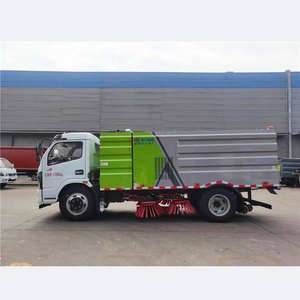 Camión barredor de calles eléctrico diésel 4x2 con función de fregado a gran escala y motor potente - Product Image 1