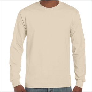 Camiseta de Color negro de alta calidad Unisex 100% Material de algodón de manga larga para hombre Camiseta transpirable de secado rápido Camiseta de manga larga - Product Image 5