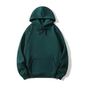 Sudadera con Capucha para Hombre, Mezcla de Poliéster/Algodón, Otoño, Color Sólido, Corte Regular, Manga Larga, con Cordón, Cómoda, Deportiva - Product Image 1