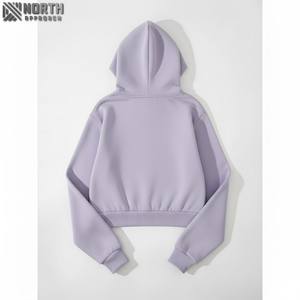 Custom Blank Winter Hoodies-Digital Printing High Quality 100% Cotton <b>Cropped</b> Pullover Hoodie for <b>Men</b> Wholesale Price - Product Image 4