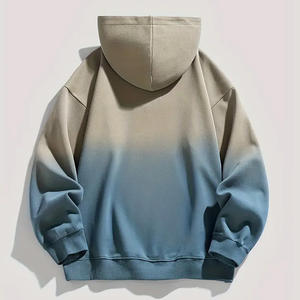 Sweats à capuche à épaules tombantes pour hommes avec impression de logo personnalisé Sweatshirts surdimensionnés Confortable Fit For Gym Workout And Streetwear - Product Image 4