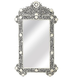 Home Decoration And Bathroom Wall Mounted <b>Hanging</b> Wooden <b>Mirror</b> Frame Top Selling Product Wall <b>Mirror</b> Frame - Product Image 2