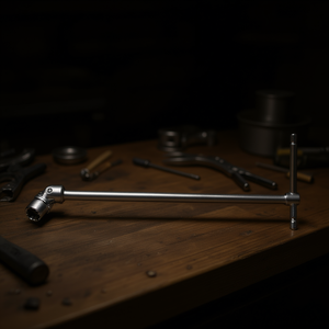 Chiave a T cromata con attacco girevole per viti a testa Torx - Product Image 3