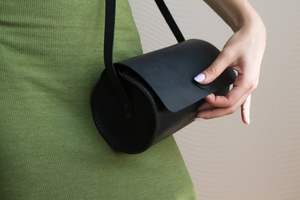 Venta al por mayor estilo Retro estilo nacional de grano superior de cuero bandolera mujeres bolsos de hombro para dama cilindro bolso de mujer - Product Image 4