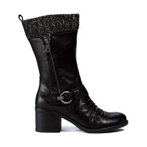 Stivali Baretraps da Donna Wylla a Metà Polpaccio con Chiusura a Zip, Comodi, con Rialzo Interno, Neri, Stile Western per Autunno Inverno, Taglia 8.5M - Product Image 3